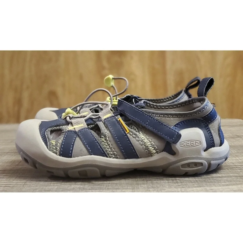 Keen Knotch Creek Hiking Water Shoes Youth Size 3‎ Navy Gray